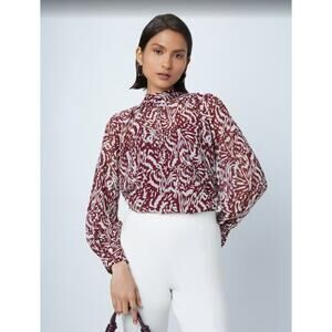 Jacquie The Label Women's Blouse Top Brown - Size M‎